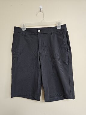 Lululemon Commission Mens Shorts Chino 9" *Slim Charcoal Gray Sz 30 Style M7AK9S